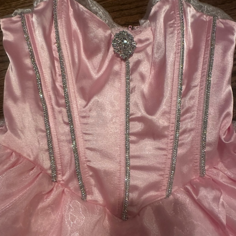 Dolls Kill Glinda Wicked Bubbly witch Pink Fairy Costume M NWT - Picture 5 of 14